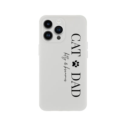 Flexi Case Smartphone - [CAT DAD] Black